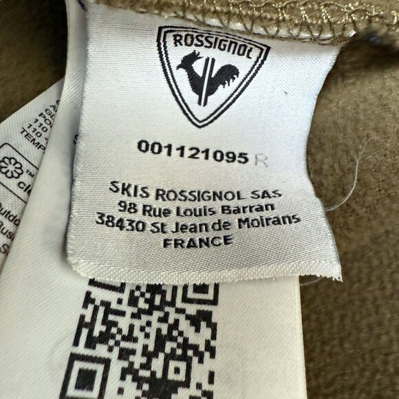 Rossignol Fleece Ski Top Size 14 Boys Brown 1/4 Zip Mock Neck Pullover - Picture 11 of 12